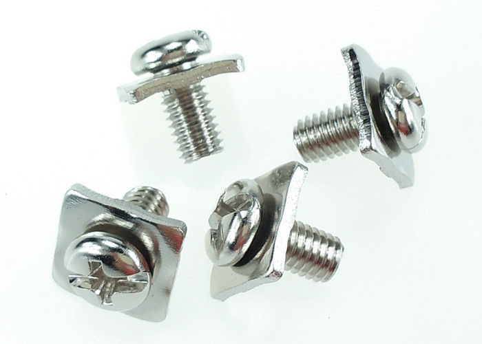 Phillips Slot Pan Head Stainless Steel SEMS Screws M5 Assemblied Captive Square Washer
