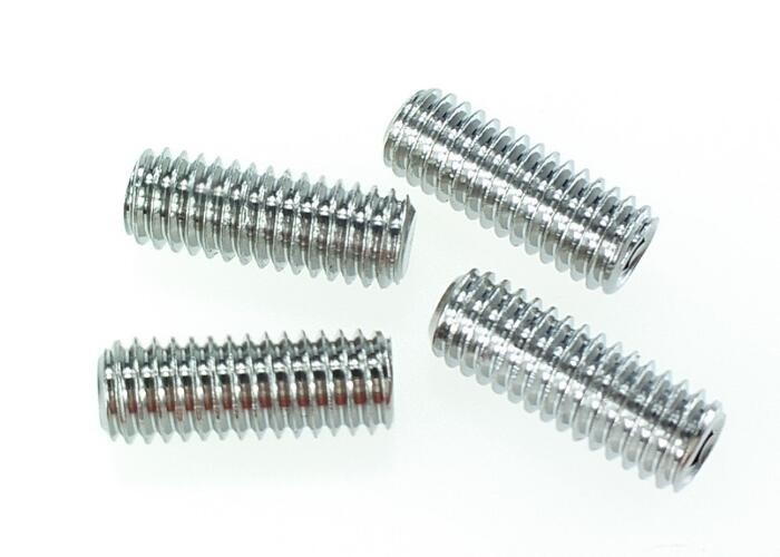 15mm M5 Stainless Steel Metal Screws Flat Point Polished Hexagon Socket Set Screw
