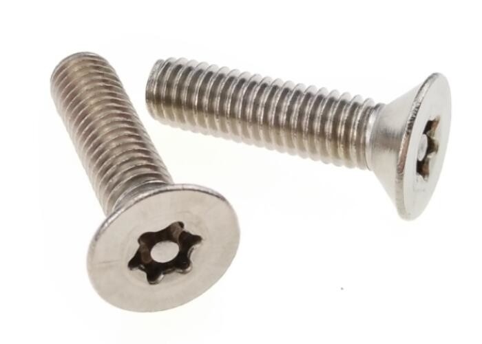 A270 Torx Pin Flat Head Stainless Steel Security Screws T20 Metal Fastener