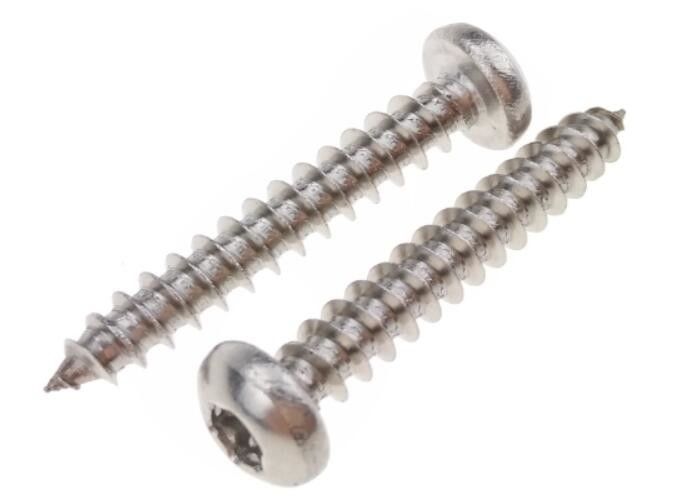 Torx Socket Round Head Stainless Steel Tapping Screws For Plastic 3.5