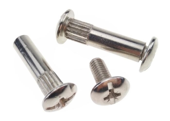 Carbon Steel Truss Head Binding Post Screws for Book M6 Nickel Fastener