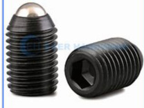 Black Oxide Steel Ball Point Set Screw M4 Hex Socket Harden Fastener Grade 10.9