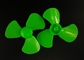 Green 3 Vanes Plastic Propeller Injection Molding 60mm Environmental Standard