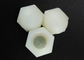 White Nylon Hexagon Domed Cap Nuts M10 DIN 986 Standard Nonmetallic Insert