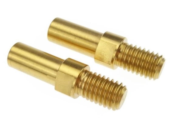 12 mm Titanium Shaft Pin Fastener Thread M6 for Auto Spare Parts Golden Oxide Finish