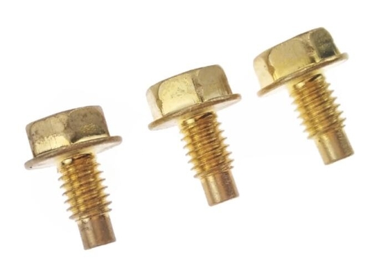 Lead Point Brass Screws M5 Philips Drive Hex Washer Head Fastener